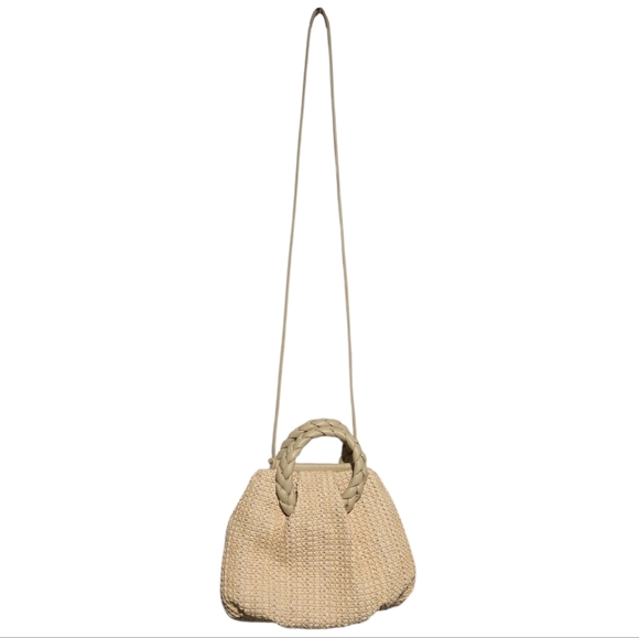 Hereu Bombom M Raffia Crossbody Bag in Natural - Picture 4 of 8